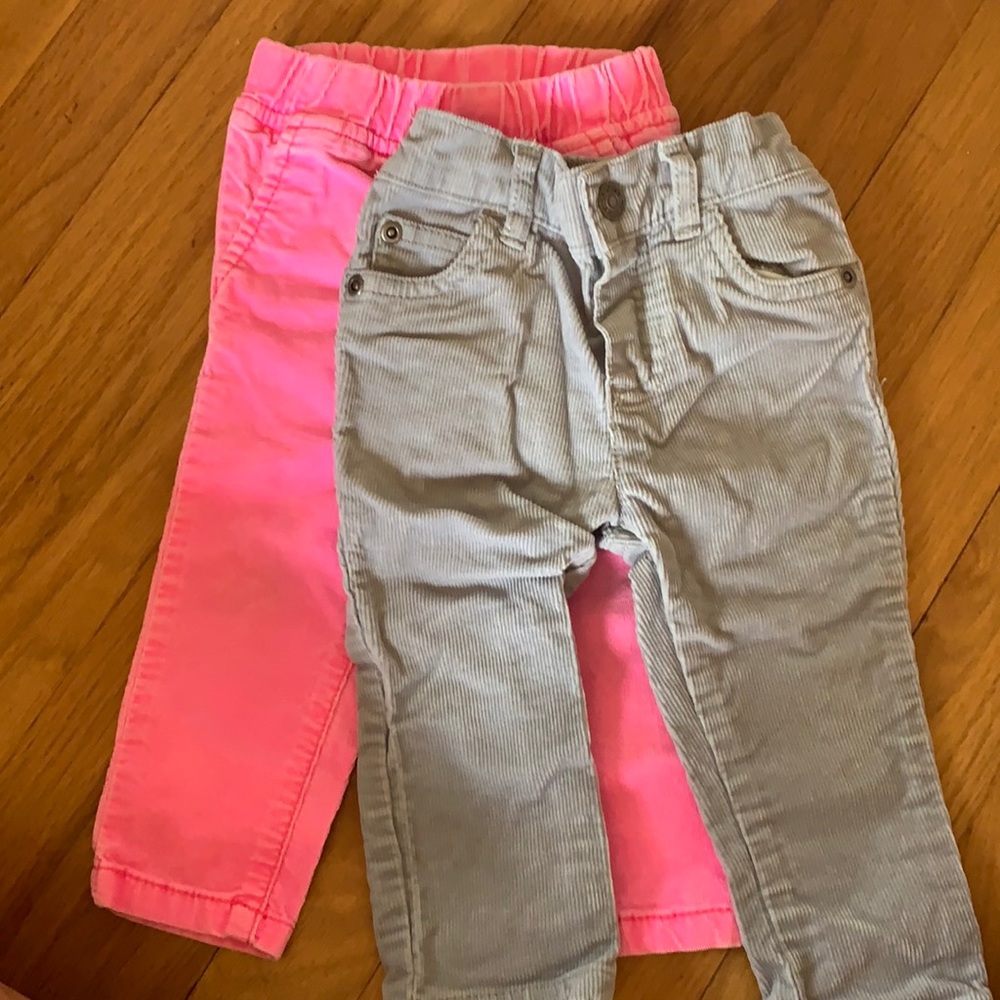 Two Corduroy 12mon pants
